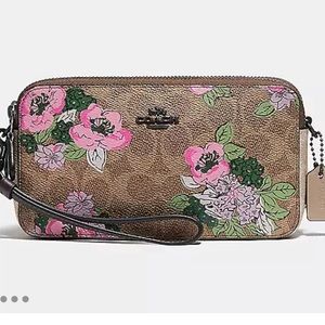 Kira Crossbody In Signature Canvas With Blossom Print